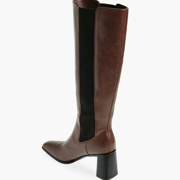 Nordstrom Tyra Women's Knee High Boots Coffee Brown Size 8.5 New - Picture 2 of 5